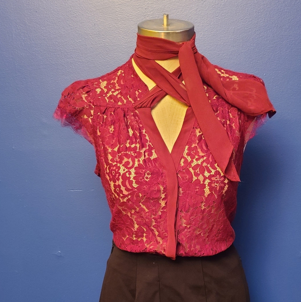 Burgundy Delight Blouse